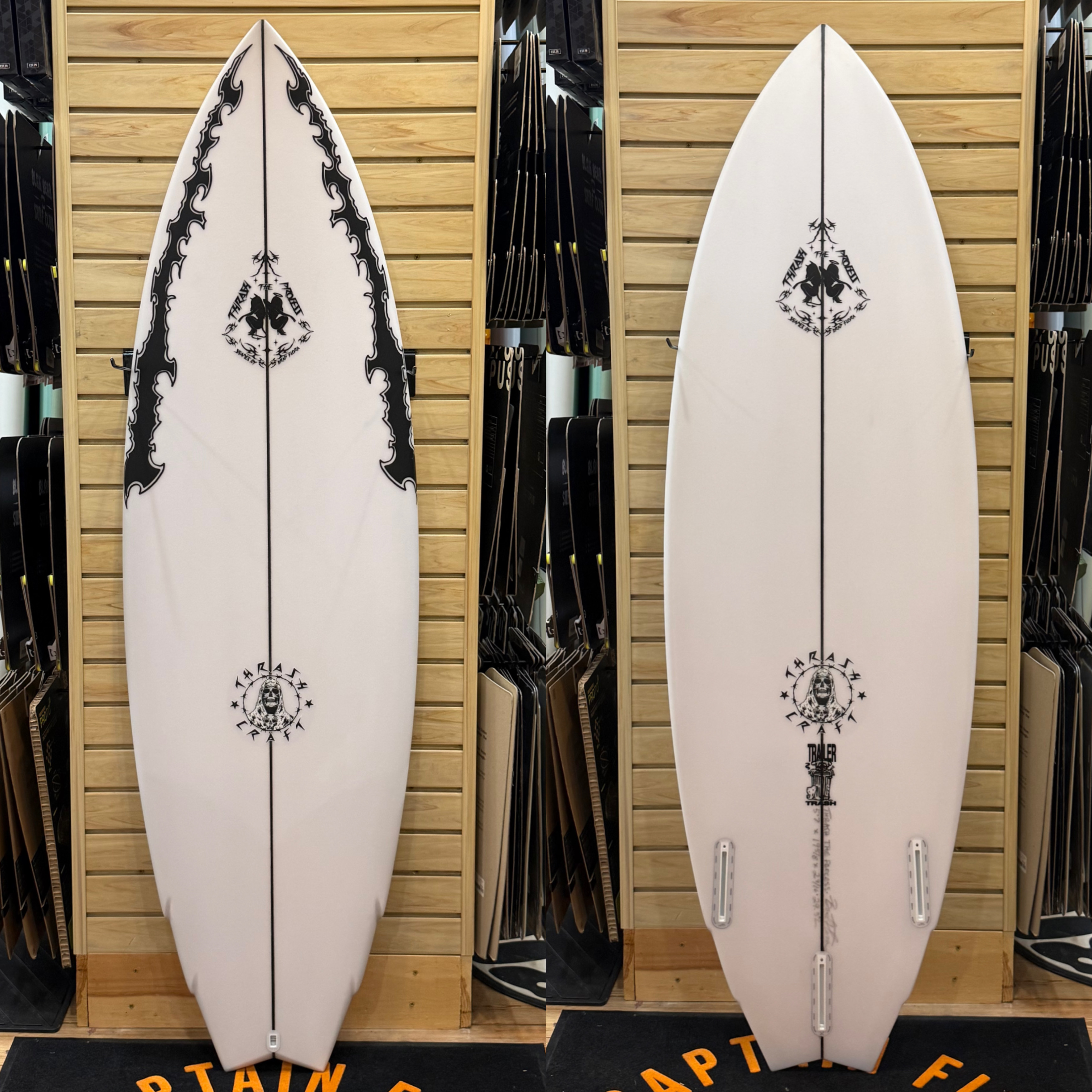 5'7 Trailer Trash  surfboard top photo